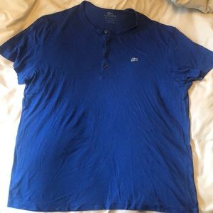 Lacoste short sleeve Henley shirt